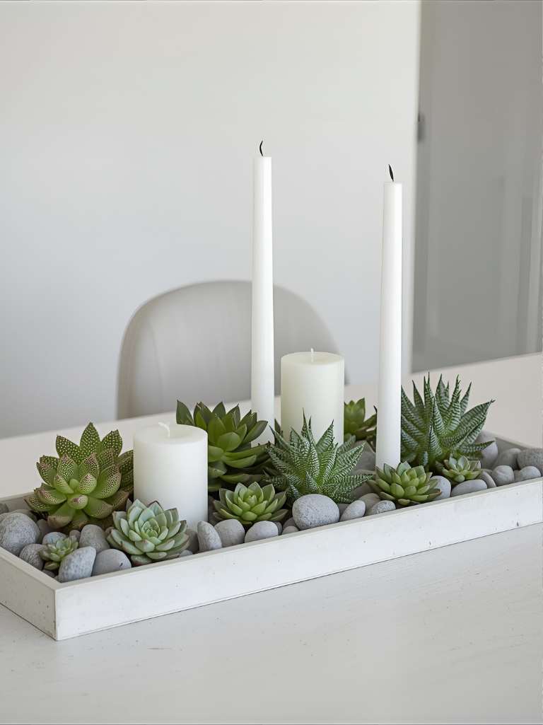 The Succulent Tray Centerpiece