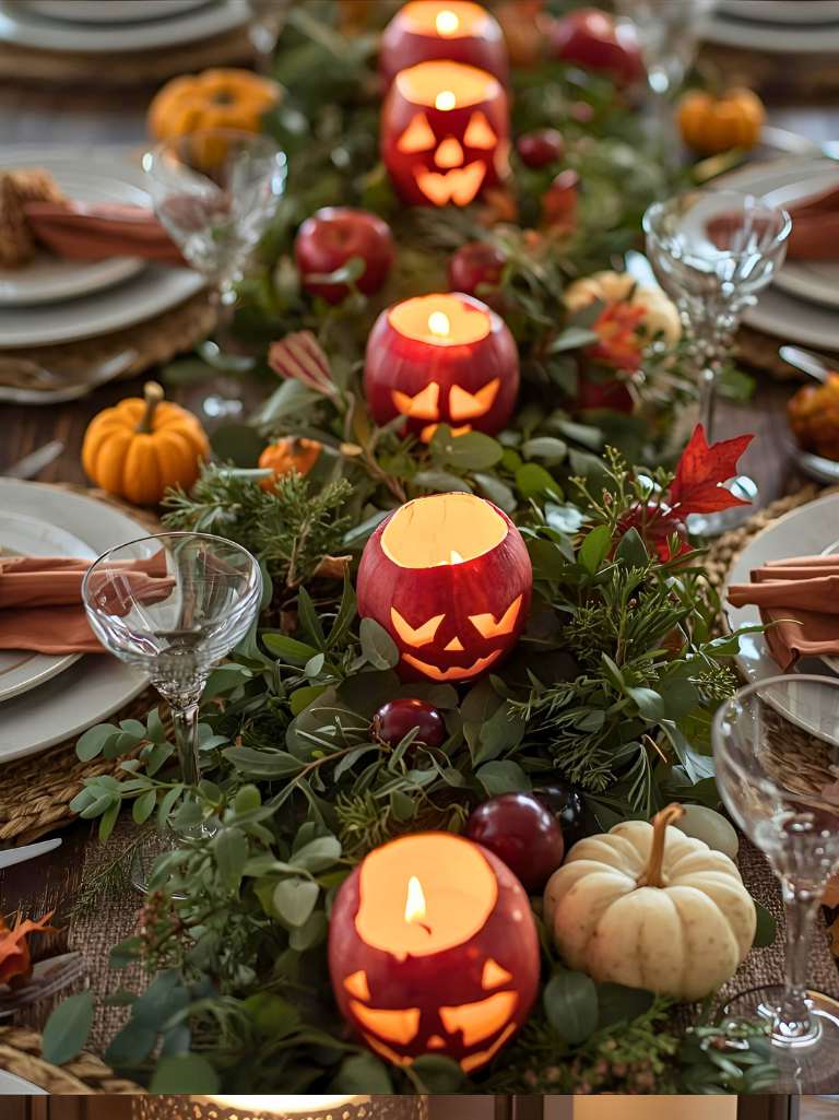 Apple Candle Holders