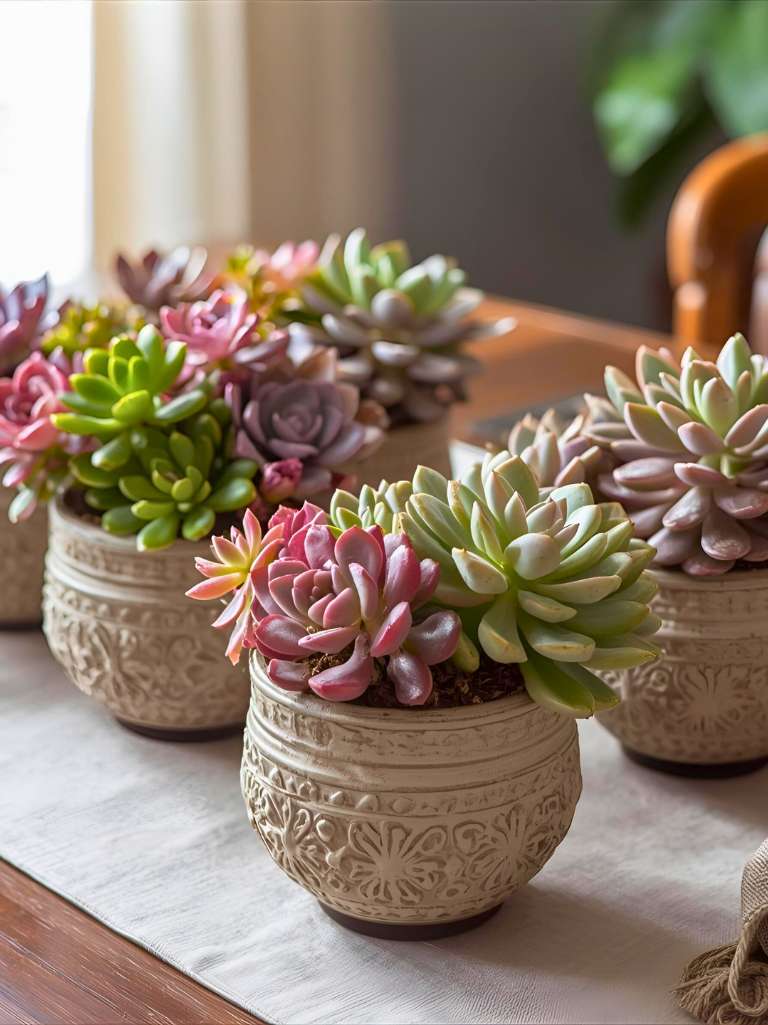 Potted Plant Centerpieces