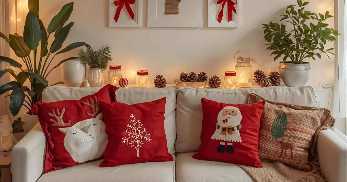 10 Christmas Aesthetic Ways to Style Your Houseplants for the Holidays