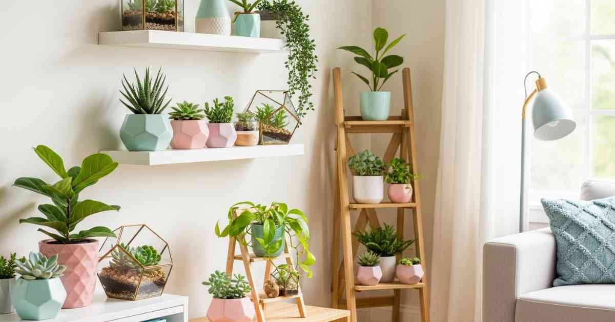 Corner Succulent Arrangements Indoor