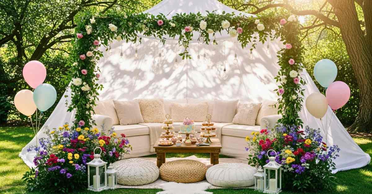Corner Garden Ideas for Birthday Party