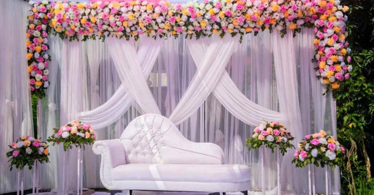 Corner Garden Party Wedding Ideas