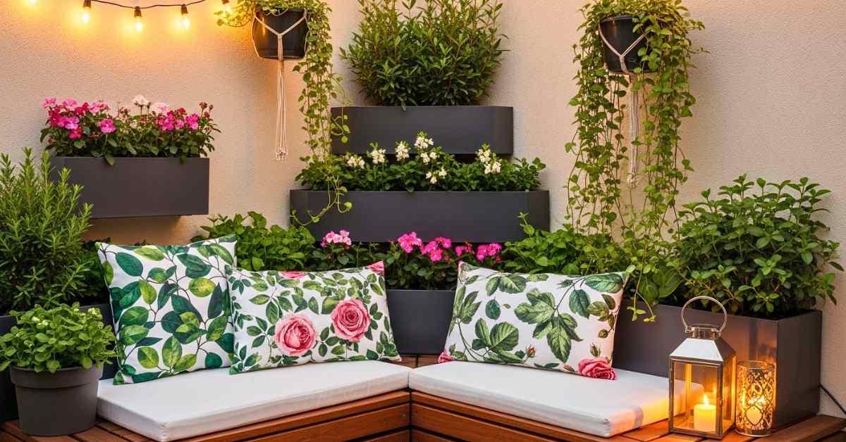 Small Corner Terrace Garden Ideas