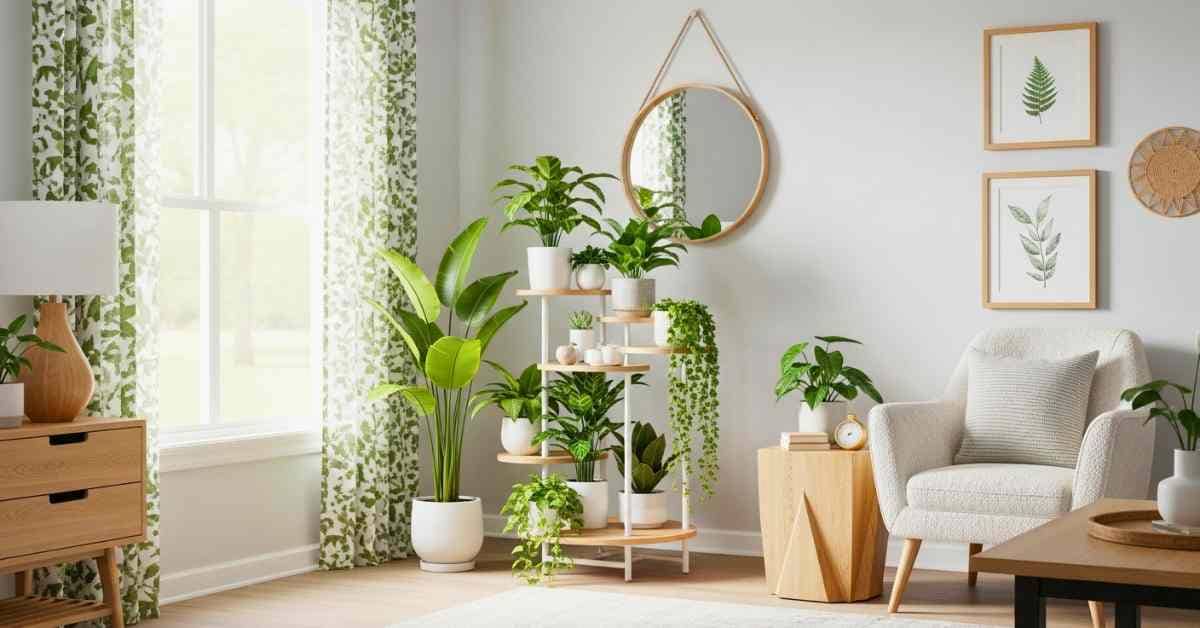 Corner Indoor Plant Decor Stylling