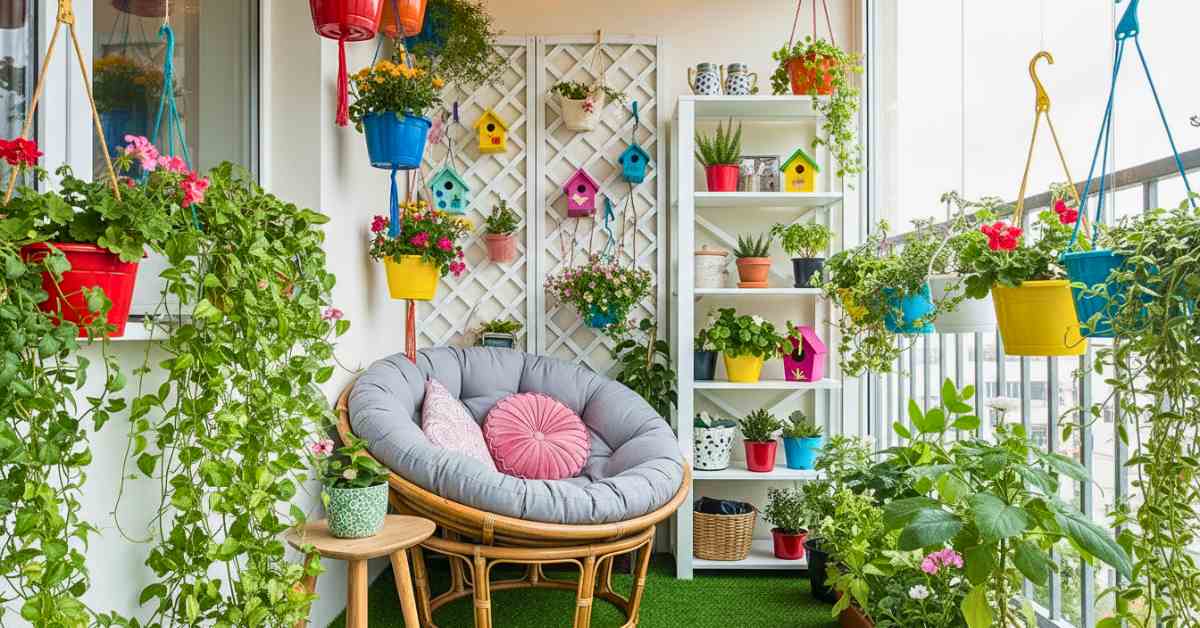 Balcony Corner garden setup Ideas