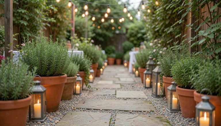 16 Festive Outdoor Party Garden Paths