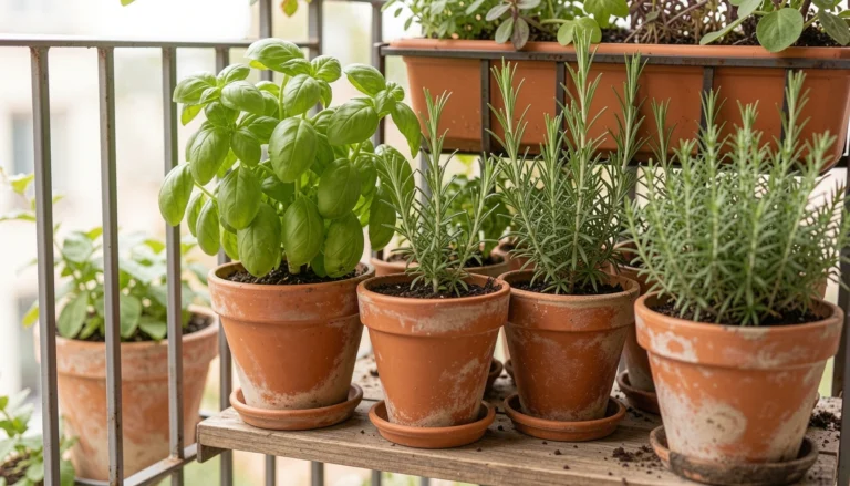 12 Fresh Balcony Herb Garden Ideas