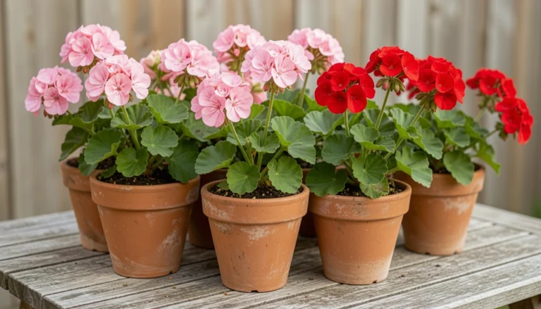 21 Vibrant Flower Pot Ideas With Geraniums For Summer Color