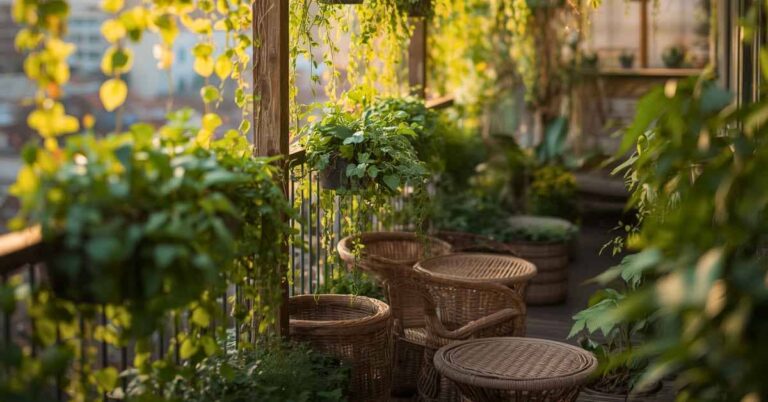 Terrace Garden Ideas With Hanging Plants