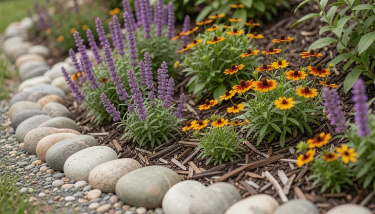9 Flower Bed Ideas With Rocks For A Natural Look